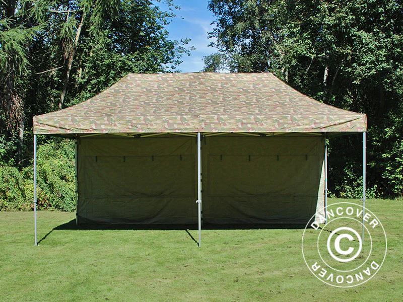 Quick-up telt FleXtents PRO 3x6m Kamuflasje, inkl. 6 sider - Image 15