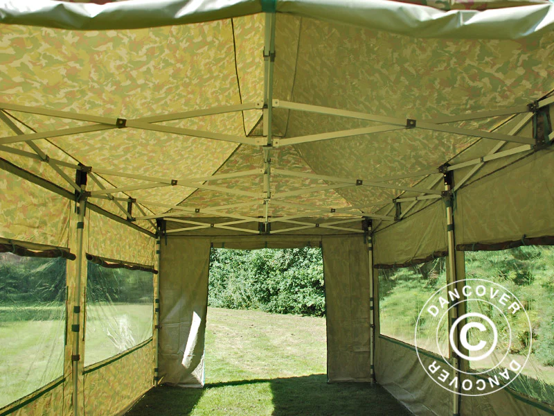 Quick-up telt FleXtents PRO 3x6m Kamuflasje, inkl. 6 sider - Image 20
