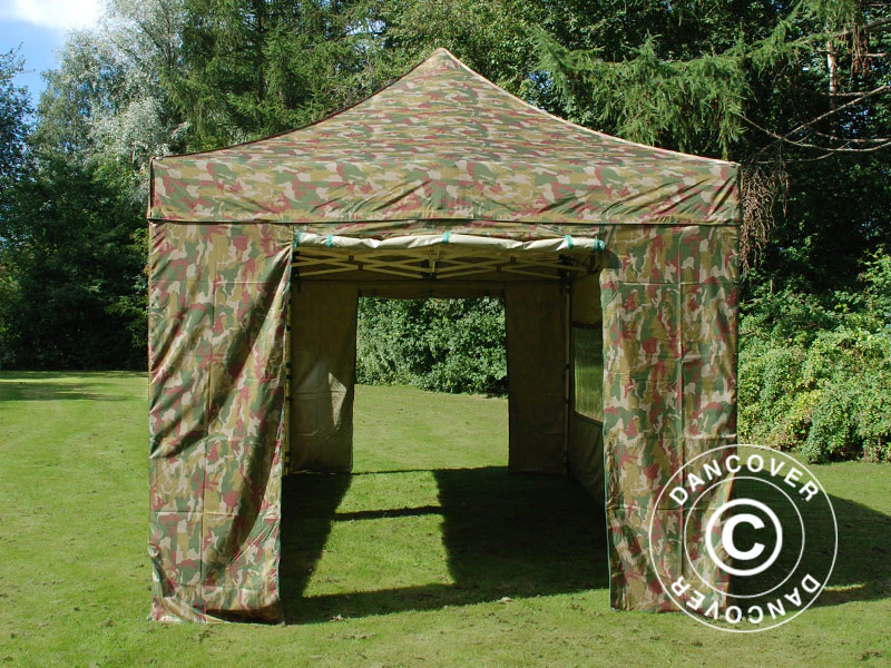 Quick-up telt FleXtents PRO 3x6m Kamuflasje, inkl. 6 sider - Image 23