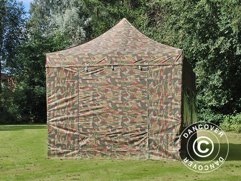 Quick-up telt FleXtents PRO 3x6m Kamuflasje, inkl. 6 sider - Image 25