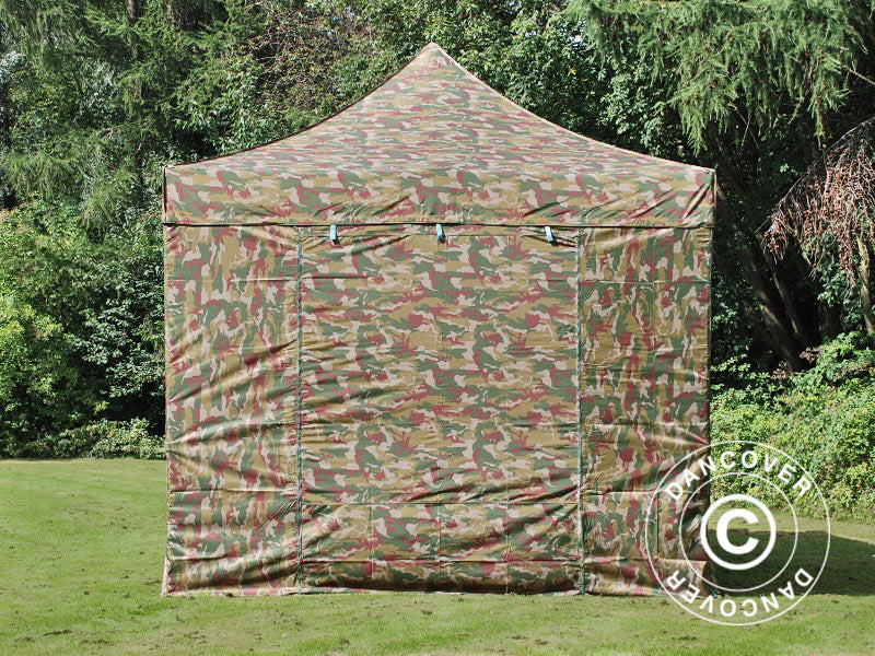 Quick-up telt FleXtents PRO 3x6m Kamuflasje, inkl. 6 sider - Image 6