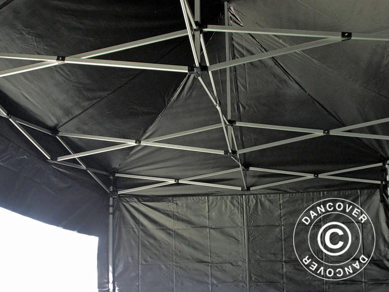 Quick-up telt FleXtents PRO 3x6m Svart, inkl. 6 sider - Image 9