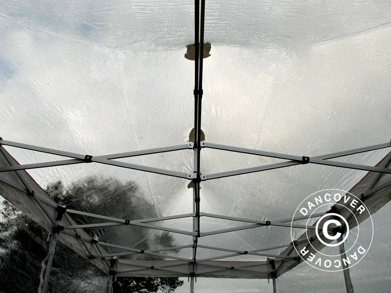 Quick-up telt FleXtents PRO 3x6m Transparent, inkl. 6 sider - Image 6