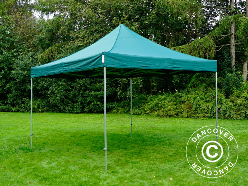 Quick-up telt FleXtents PRO 4x4m Grønn, inkl. 4 sider - Image 16