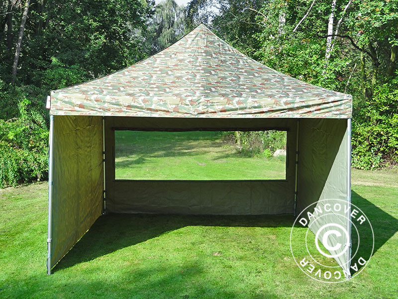 Quick-up telt FleXtents PRO 4x4m Kamuflasje, inkl. 4 sider - Image 16