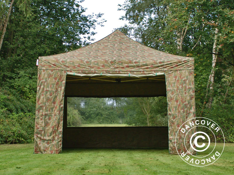 Quick-up telt FleXtents PRO 4x4m Kamuflasje, inkl. 4 sider - Image 21