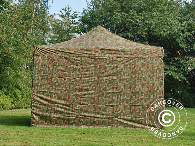 Quick-up telt FleXtents PRO 4x4m Kamuflasje, inkl. 4 sider - Image 5