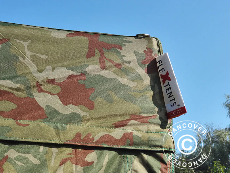 Quick-up telt FleXtents PRO 4x4m Kamuflasje, inkl. 4 sider - Image 8