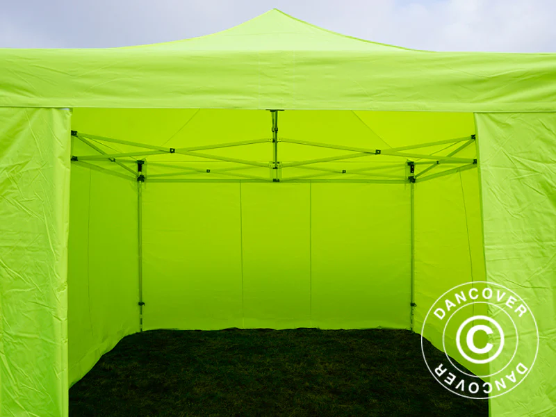 Quick-up telt FleXtents PRO 4x4m Neongul/grønn, inkl. 4 sider - Image 18