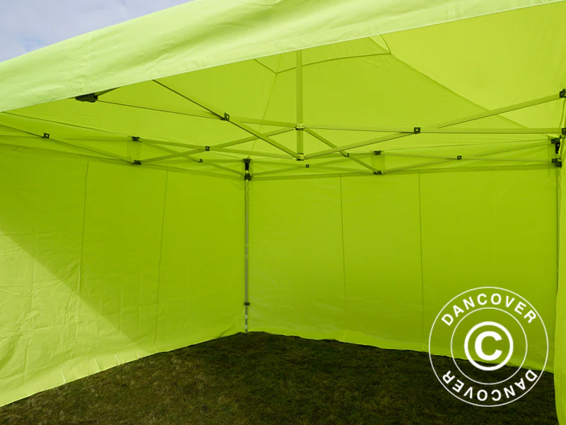 Quick-up telt FleXtents PRO 4x4m Neongul/grønn, inkl. 4 sider - Image 19