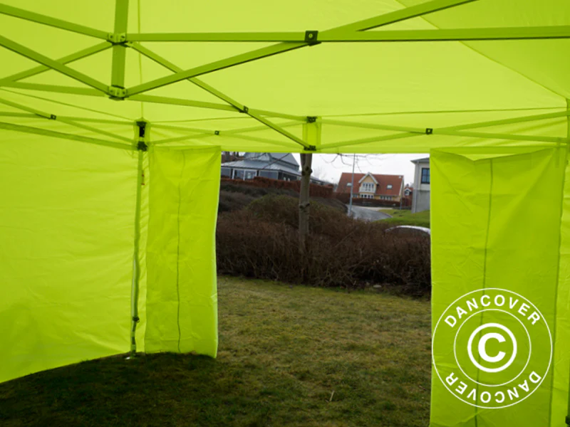 Quick-up telt FleXtents PRO 4x4m Neongul/grønn, inkl. 4 sider - Image 27