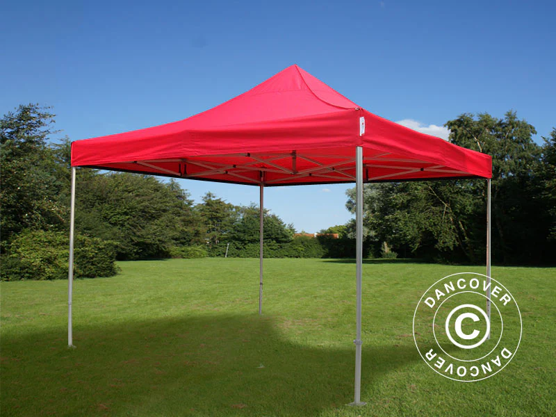 Quick-up telt FleXtents PRO 4x4m Rød - Image 3