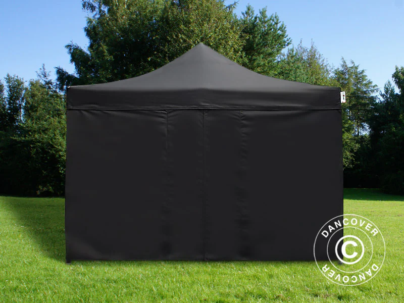 Quick-up telt FleXtents PRO 4x4m Svart, inkl. 4 sider - Image 3