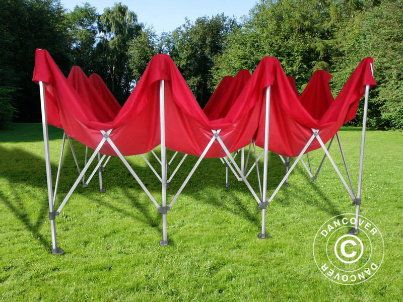 Quick-up telt FleXtents PRO 4x6m Rød - Image 8
