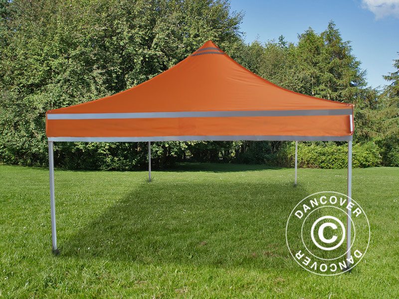 Quick-up telt FleXtents PRO Arbeidstelt 3x3m Oransje reflekterende - Image 5