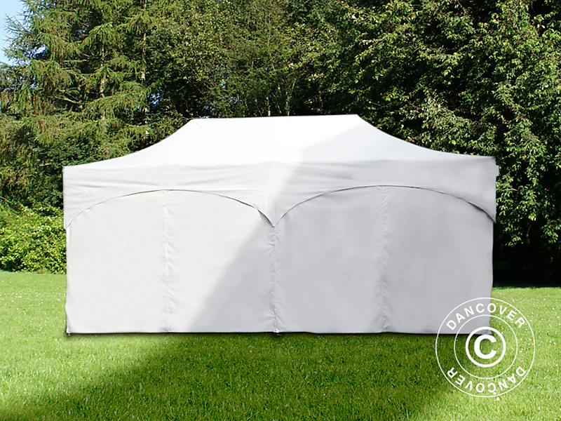 Quick-up telt FleXtents PRO "Arched" 3x6m Hvit, inkl. 6 sider - Image 3