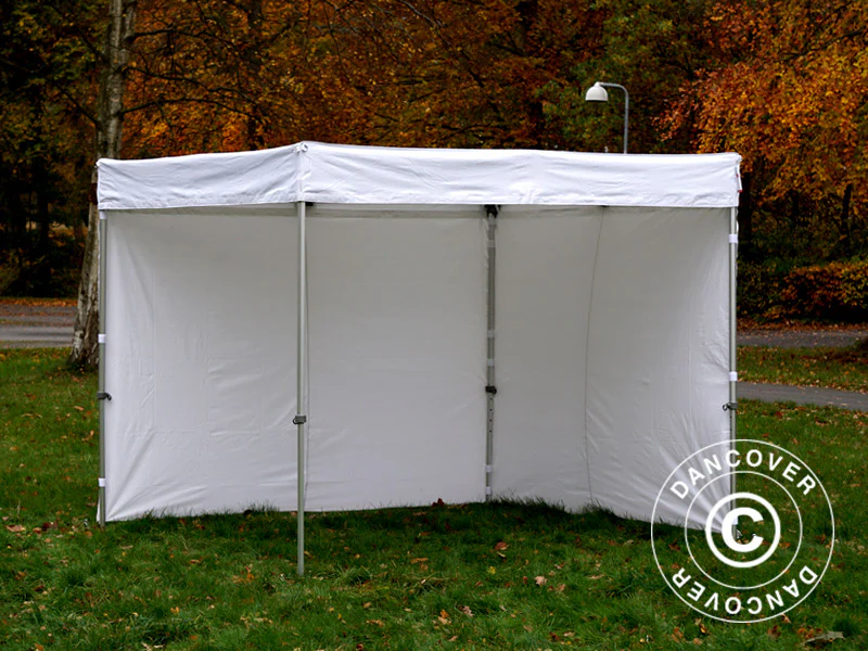 Quick-up telt FleXtents® PRO Exhibition m/sidevegger, 3x3m, hvit, flammehemmende - Image 11
