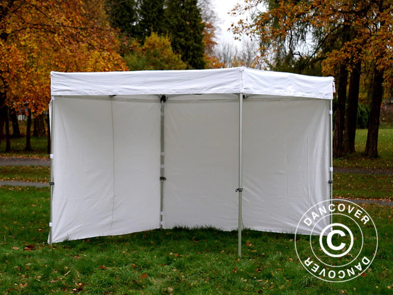 Quick-up telt FleXtents® PRO Exhibition m/sidevegger, 3x3m, hvit, flammehemmende - Image 13