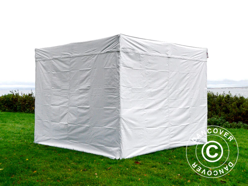 Quick-up telt FleXtents® PRO Exhibition m/sidevegger, 3x3m, hvit, flammehemmende - Image 18