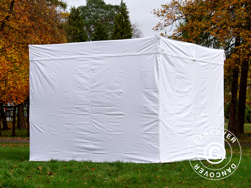 Quick-up telt FleXtents® PRO Exhibition m/sidevegger, 3x3m, hvit, flammehemmende - Image 27