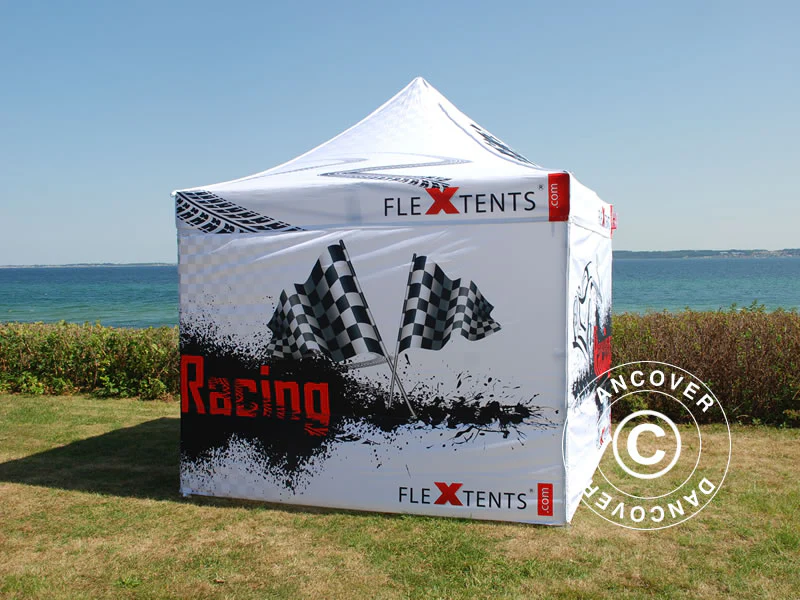 Quick-up telt FleXtents PRO med full digital trykk, 2x2m, inkl. 4 sider - Image 5
