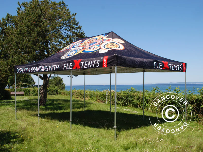 Quick-up telt FleXtents PRO med full digital trykk, 4x6m - Image 2