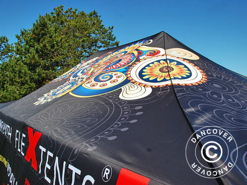 Quick-up telt FleXtents PRO med full digital trykk, 4x8m, inkl. 4 sider - Image 15
