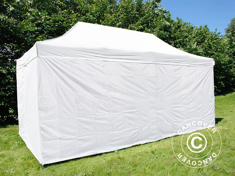Quick-up telt FleXtents® PRO, Medisinsk & nødtelt, 3x6m, hvit, inkl. 6 sidevegger - Image 4