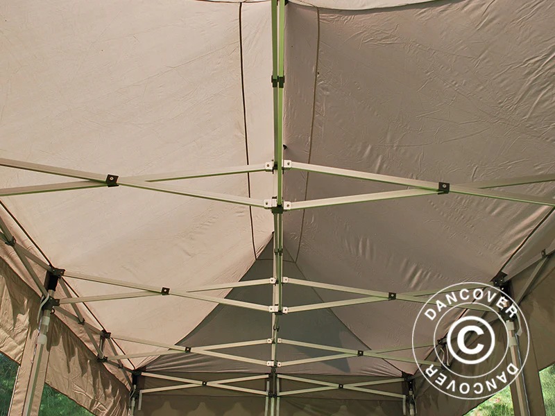 Quick-up telt FleXtents PRO "Morocco" 3x6m Latte, inkl. 6 sider - Image 16