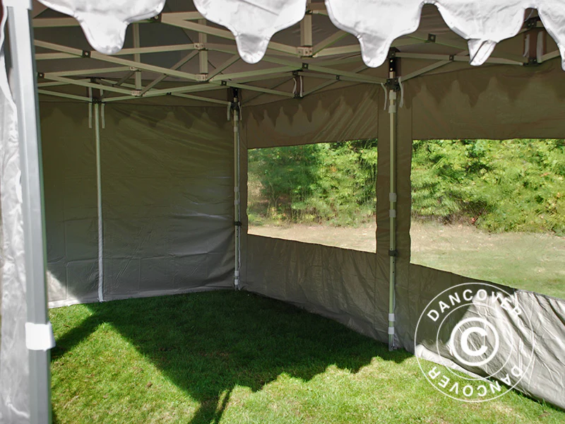 Quick-up telt FleXtents PRO "Morocco" 3x6m Latte, inkl. 6 sider - Image 18