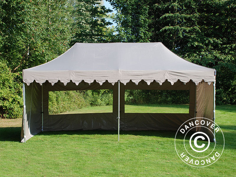 Quick-up telt FleXtents PRO "Morocco" 3x6m Latte, inkl. 6 sider - Image 21