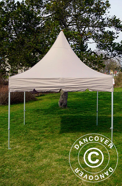 Quick-up telt FleXtents PRO Peak Pagoda 3x3m Latte - Image 13