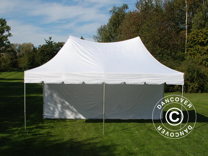 Quick-up telt FleXtents PRO Peak Pagoda 3x6m Hvit, inkl. 6 sider - Image 11
