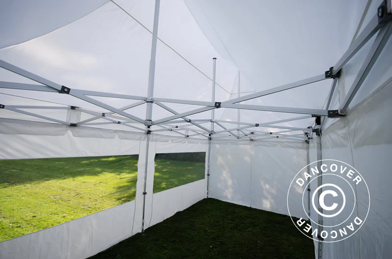 Quick-up telt FleXtents PRO Peak Pagoda 3x6m Hvit, inkl. 6 sider - Image 14