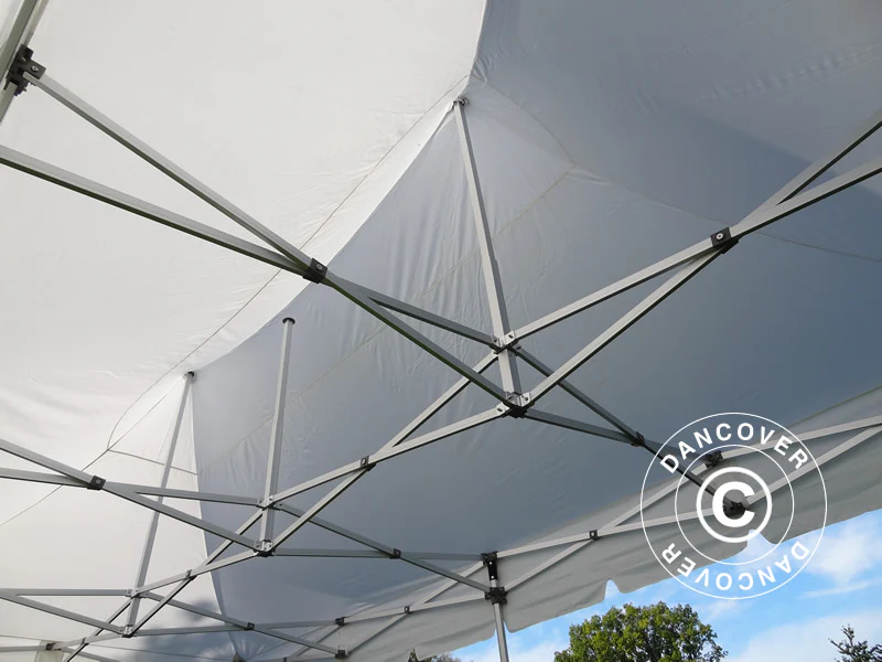 Quick-up telt FleXtents PRO Peak Pagoda 3x6m Hvit, inkl. 6 sider - Image 19