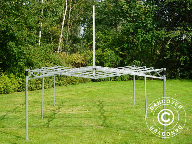 Quick-up telt FleXtents PRO Peak Pagoda 3x6m Latte - Image 12