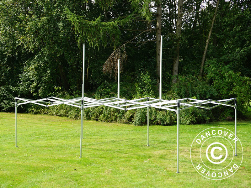 Quick-up telt FleXtents PRO Peak Pagoda 3x6m Latte, inkl. 6 sidevegger - Image 28