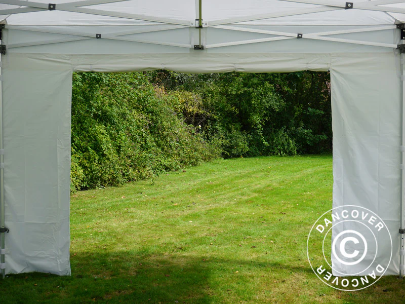 Quick-up telt FleXtents PRO Peak Pagoda 4x6m Hvit, inkl. 8 sider - Image 23