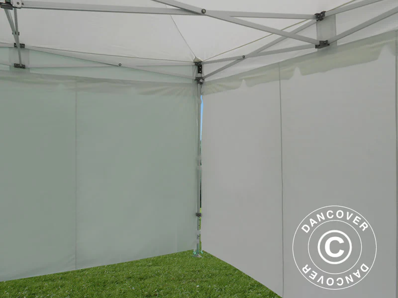 Quick-up telt FleXtents PRO Peak Pagoda 4x6m Hvit, inkl. 8 sider - Image 28