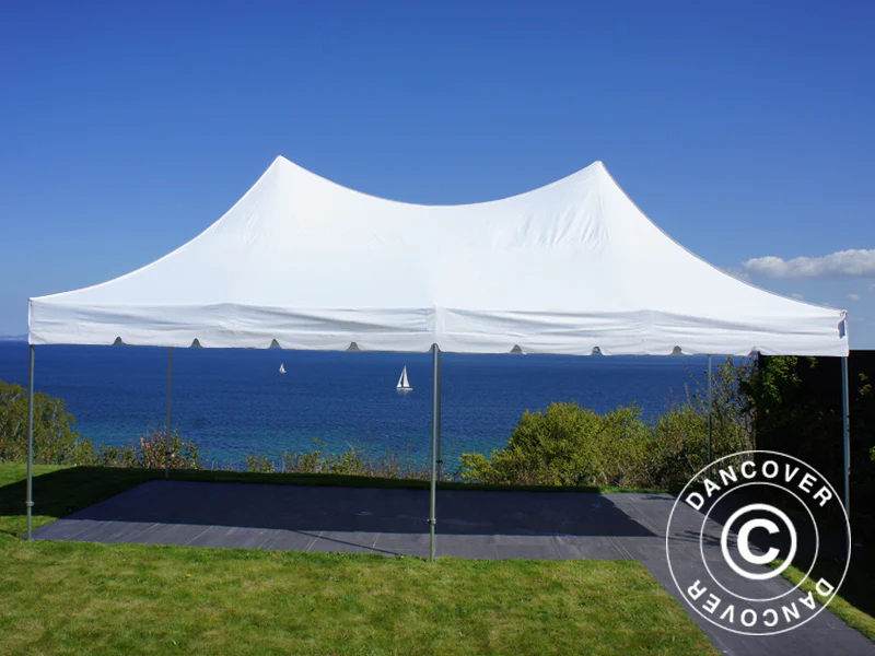 Quick-up telt FleXtents PRO Peak Pagoda 4x8m Hvit, inkl. 6 sider - Image 7