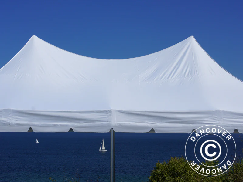 Quick-up telt FleXtents PRO Peak Pagoda 4x8m Hvit, inkl. 6 sider - Image 9