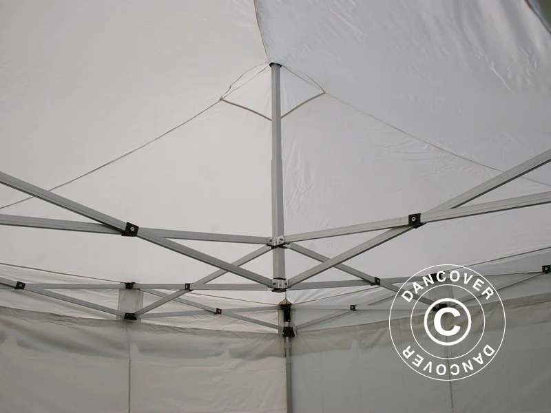 Quick-up telt FleXtents PRO "Peaked" 3x3m Hvit, inkl. 4 sider - Image 9