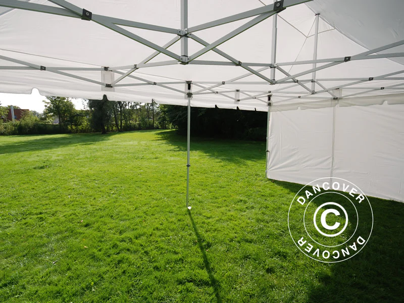 Quick-up telt FleXtents PRO "Peaked" 3x6m Hvit, inkl. 6 sider - Image 8
