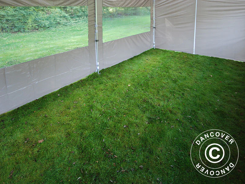 Quick-up telt FleXtents PRO "Peaked" 4x8m Latte, inkl. 6 sider - Image 13
