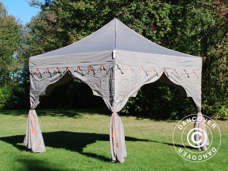 Quick-up telt FleXtents PRO "Raj" 3x3m Latte/Oransje - Image 18