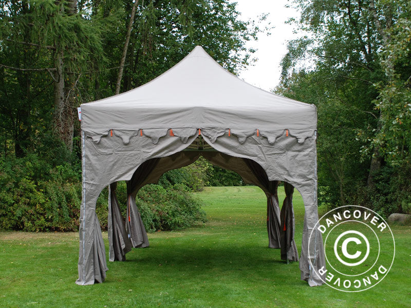 Quick-up telt FleXtents PRO "Raj" 3x6m Latte/Oransje - Image 10