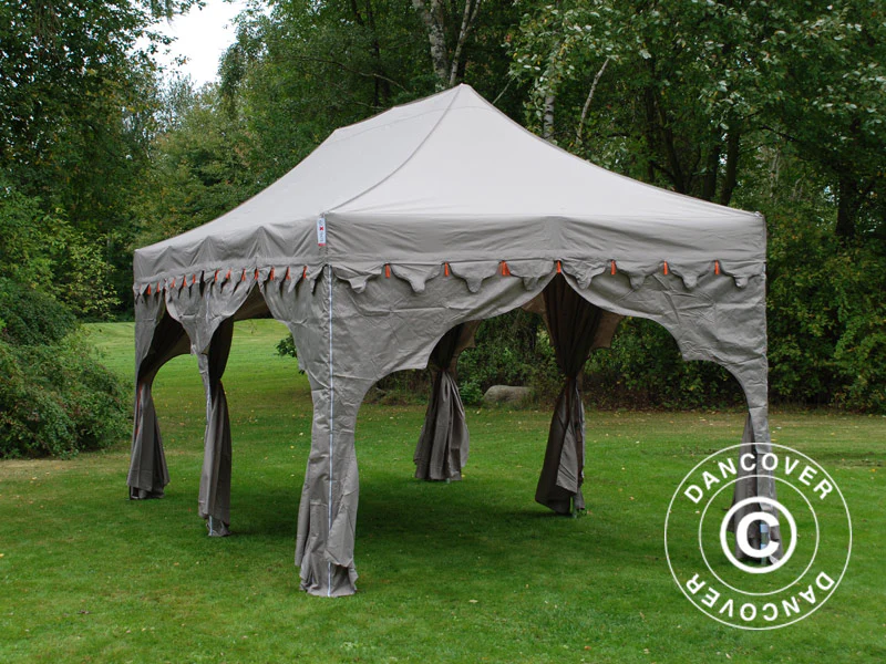 Quick-up telt FleXtents PRO "Raj" 3x6m Latte/Oransje - Image 11