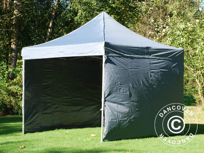 Quick-up telt FleXtents PRO Steel 3x3m Grå, inkl. 4 sider - Image 10