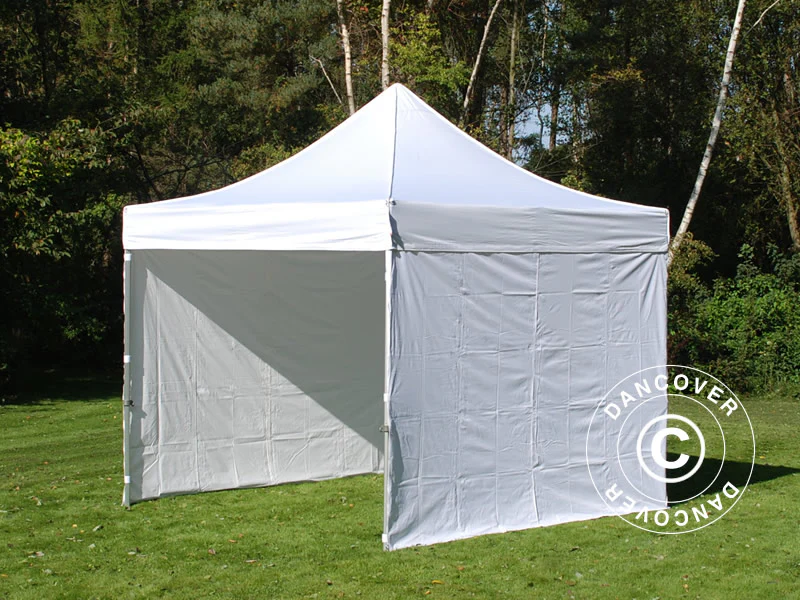Quick-up telt FleXtents PRO Steel 3x3m Hvit, inkl. 4 sider - Image 4