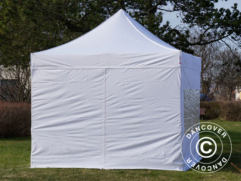 Quick-up telt FleXtents PRO Steel 3x3m Hvit, inkl. 4 sider - Image 5